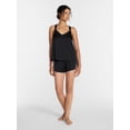thumbnail image 3 of Joyspun Women’s Stretch Satin Cami and Shorts Pajama Set, Sizes XS to 3X, 3 of 6