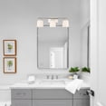 thumbnail image 3 of Designers Fountain Stella 23.5 inch 3-Light Polished Nickel Modern Bathroom Vanity Light Fixture with Etched Opal Glass Shades, D291M-3B-PN, 3 of 3