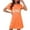 Orange, variant on Sakmal Womens Moomoo Nightgowns Black Comfy Short Mumu Dress Love Print Short Sleeve Nightgowns for Women