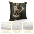 BCIIG Dog Graphic Decorative Throw Pillow Cover for Home Couch Living