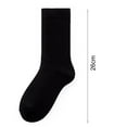 thumbnail image 7 of Pnellth 1 Pair Japanese Style Mid-tube Thick Women Socks Winter Simple Casual Sports Socks, 7 of 7