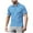 Sky Blue, variant on Shirts for Men Button Collared Short Sleeve Shirts with Pocket Summer Casual Business Work Shirt