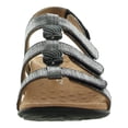 thumbnail image 2 of Vionic Women's Amber Adjustable Sandal Black Metallic Linen - I0924S1001, 2 of 3