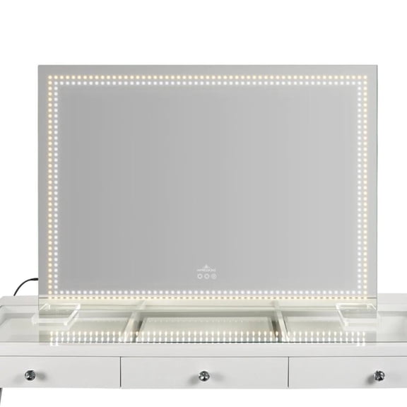 Impressions Vanity Stage Lite Pro Lighted Vanity Mirror with Detachable Stand Makeup Mirror for Desk