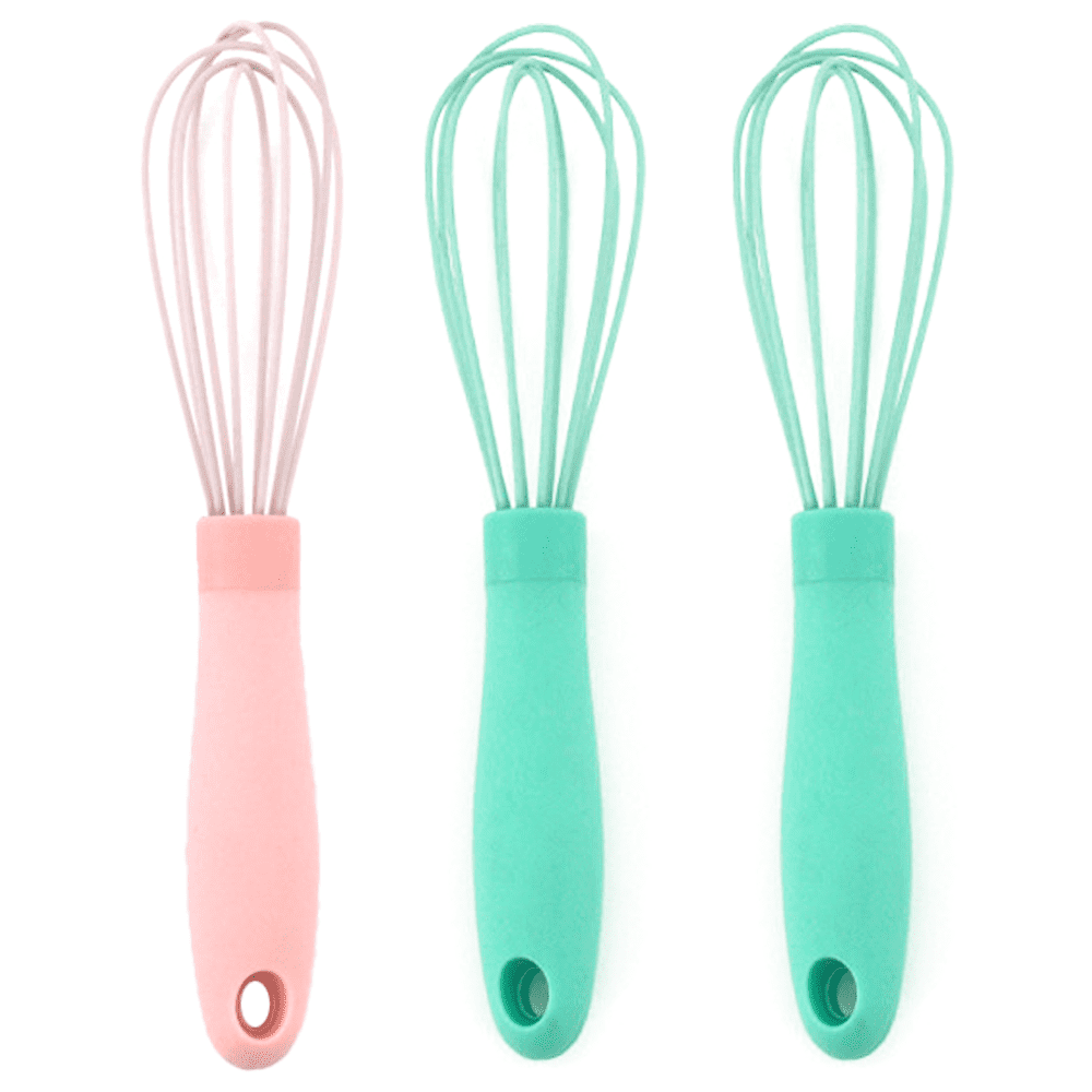 Ram Pro Nylon Egg Whisk Kitchen Cooking Utensil Made of Heat Resistant Nylon Perfect for Making All Types of Sauces and Desserts Grey (Pack of 3)