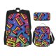 thumbnail image 1 of Fotbe Vintage Audio Cassettes Set Escolar 3 en 1 para Niños - Mochila Duradera con Lonchera Aislante y Estuche para Lápices - Mochila Escolar para Niños y Niñas, 1 of 7