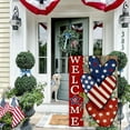thumbnail image 3 of dajkiuy 4th of July Garden Flag,12x18 Inch Double Sided Patriotic Independence Day Garden Yard Flag Outdoor Outside Holiday Decoration, 3 of 6