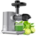 thumbnail image 1 of Gymax Horizontal Juicer Machine Cold Press Slow Masticating Juice Extractor Silver, 1 of 10
