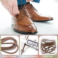 thumbnail image 4 of YFINE Lacets Ronds Cirés pour Chaussures Habillées Lacets pour Bottes (2 Paires), 4 of 8