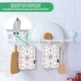 thumbnail image 4 of Yayeee Pot Holders Kitchen Heat Resistant with Pockets 7"x9.8" Cotton Oven Cooking Hot Pads, Pink Mosaic Pattern, 4 of 7