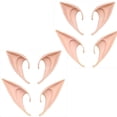 thumbnail image 3 of Orejas de elfo, Orejas de elfo Orejas de látex puntiagudas Orejas de elfo para fiesta de anime Vestir Disfraz de vampiro Mascarada Accesorios Adulto Cosplay Halloween Carnaval (2 tamaños 4 pares) Fason HFP-0310, 3 of 7