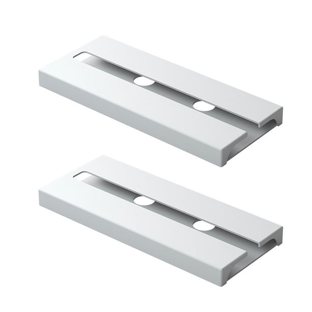 Monstrate Estante para copas de vino, diseño Simple para Hotel en casa, copa organizadora, soporte para vasos, soporte colgante extraíble para Barra de herramientas Blanco 2 piezas