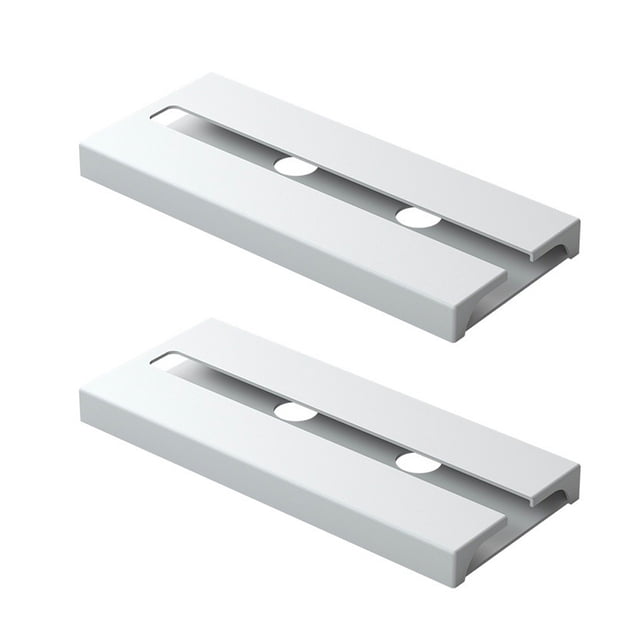 Naiovety Estante para copas de vino, diseño Simple debajo del gabinete, copa organizadora, soporte para vasos, soporte extraíble, accesorios Barra de herramientas Blanco 2 piezas