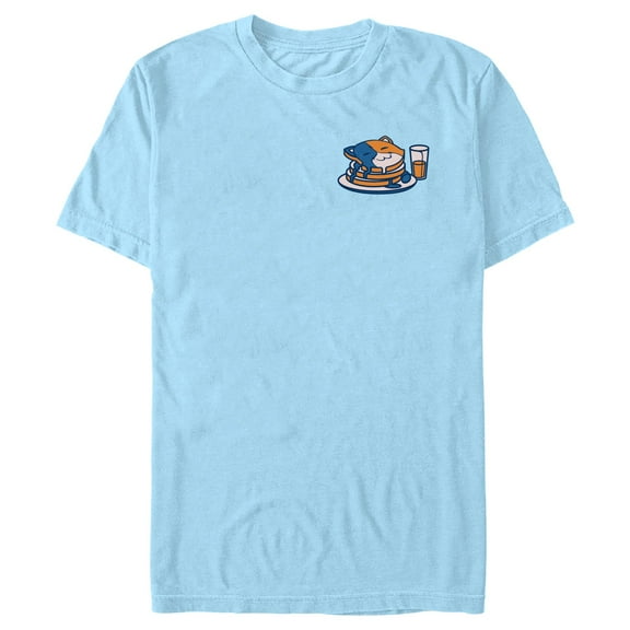 Men's Fortnite Small Meowscles Pancakes Graphic Tee