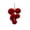 01-RedA, variant on SHENGXINY Christmas Balls, 24 Pack Velvet Flocked Plastic Christmas Tree Ornaments for Tree Indoor Party Christmas Decorations