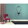 thumbnail image 2 of Princess Jasmine Kid Cartoon Princess Aladdin Wall Sticker Vinyl Wall Art Decal for Girls Boys Baby Kid Bedroom Nursery Daycare Kindergarten Home Decor Stickers Wall Vinyl Decoration Size (20x17 inch), 2 of 3