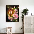 thumbnail image 4 of 5D DIY lámpara de calle flores completo redondo diamante pintura mosaico imagen decoración Likrtyny Arte deco, 4 of 9