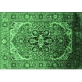 thumbnail image 1 of Ahgly Company Indoor Rectangle Oriental Emerald Green Industrial Area Rugs, 8' x 12', 1 of 4