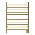 thumbnail image 2 of Amba Radiant Small 10 Bar Plug In Electric Bathroom Towel Warmer, Satin Brass, 2 of 7