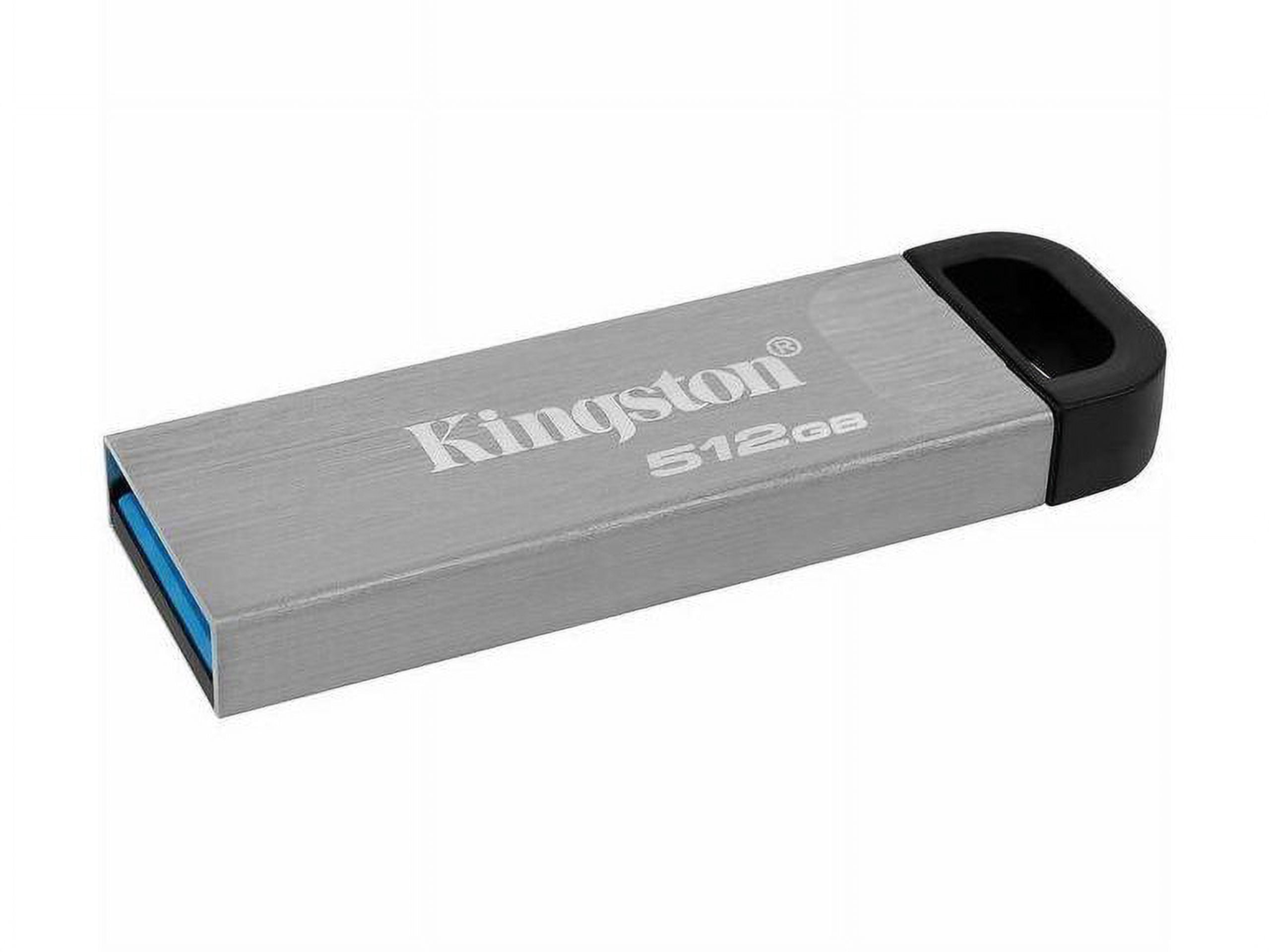 Kingston DataTraveler Kyson 512GB USB 3.2 (Gen 1) Type A Flash Drive - 512 GB - USB 3.2 (Gen 1) Type A - 200 MB/s Read Speed - 60 MB/s Write Speed