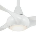 thumbnail image 3 of Minkaaire Light Wave Light Wave 52" 3 Blade Indoor Led Ceiling Fan - Wood, 3 of 7