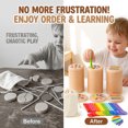 thumbnail image 5 of Montessori Toys for 2 3 4 Years Old Kids, 3 in 1 Educational Sensory Color Sorting Toys for Toddlers 1-3, Fine Motor Skills Preschool Learning Activities Age 2 3 4 Year Old Girls Boys Birthday Gifts, 5 of 7
