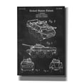 thumbnail image 1 of Epic Graffiti "Armored Vehicle Blueprint Patent Chalkboard" Giclee Canvas Wall Art, 18"x26", 1 of 3
