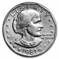 thumbnail image 2 of 1981-P SBA 20-Coin Roll BU, 2 of 3
