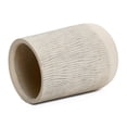 thumbnail image 5 of LuxenHome Wood‑Look Textured MgO Planter, 19" Tall Beige Decorative Garden Pot, Indoor & Outdoor, 5 of 7