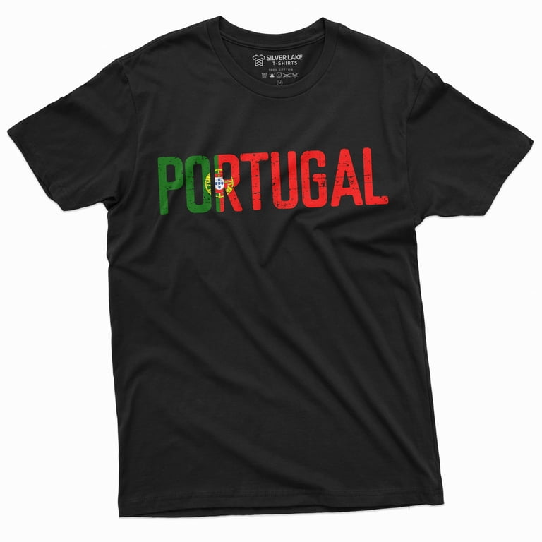 gradvist deadline ris Men'S Portugal T-Shirt Portuguese Flag Coat Of Arms Soccer Football Tee  Shirt Portuguesa Tee (Medium Black) - Walmart.com