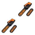thumbnail image 4 of Thinsony Convenient Wall Mount Bike Rack Vertical Cycling Holder for Easy Bicycle Storage Black Orange 35.5x7.5x17.5cm 2Set, 4 of 6