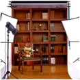thumbnail image 2 of BSDHOME Fond Photo en Polyester 5x7ft Accessoires de Photographie, Étagère Rétro, 2 of 3