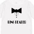thumbnail image 4 of Inktastic Ringbearer Mock Tux Wedding Tuxedo Boys Long Sleeve Toddler T-Shirt, 4 of 5