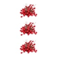 thumbnail image 3 of Monstrate 100 piezas de espuma artificial rojo vivo bayas de acebo guirnalda para el hogar decoración navideña ramo fruta baya Type1 NO1, 3 of 6