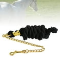 thumbnail image 4 of Solid Leading Rope with Chain Heavy Duty Brass Snap Clip 3meter, 4 of 7