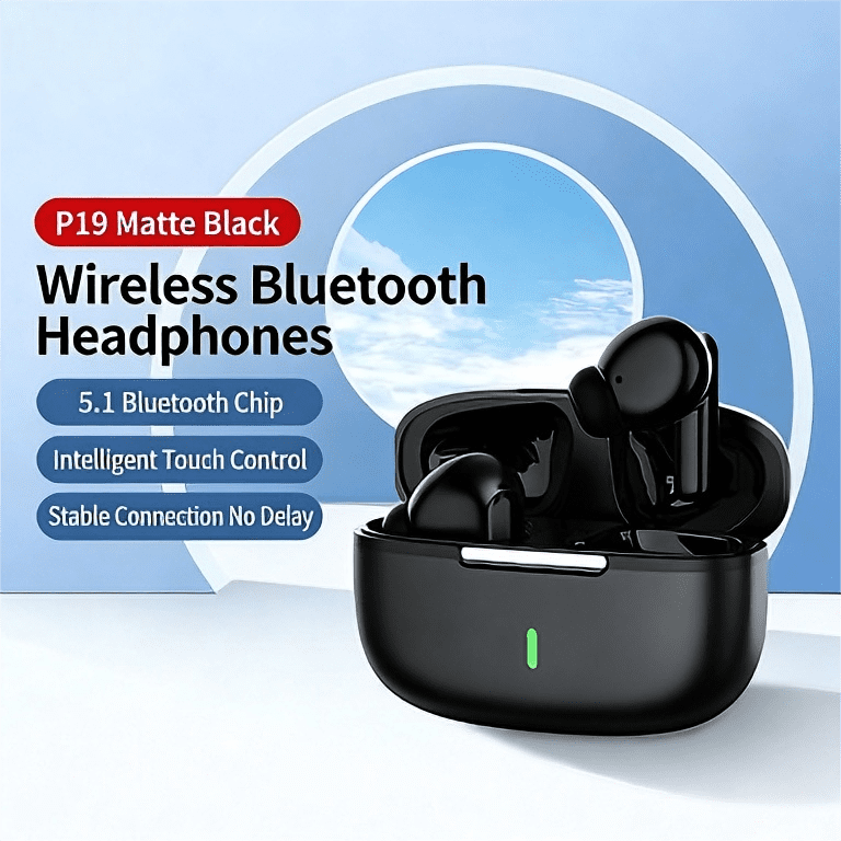 Bluetooth headphones, featuring supreme comfort and high-fidelity sound quality, are equipped with Dolby bass effect and ACC high-definition stereo sound.