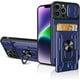 thumbnail image 1 of Funda con anillo deslizante para iPhone, carcasa con ranura para tarjeta de grado militar, 14, 13, 12 Pro Max, XR, X, 8, 7 Plus, SE Fivean unisex, 1 of 2