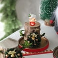 thumbnail image 5 of WICVIK Christmas Micro Landscapes:Xmas Miniature Figurines Santa Claus Snowman Christmas Tree Reindeer Gifts Mini Resin Landscape for Xmas Home Party Cake Toppers Décor, 5 of 8