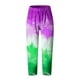 thumbnail image 3 of Pantalones de Mujer Traje Verano Cómodo de Moda Impreso Pantalones Recortados, Pantalones Elásticos Casuales, 3 of 5