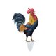 thumbnail image 1 of Estatua y escultura de gallo de madera para jardín Decoración exterior Decoración de animales Gallo Patio trasero Terraza Cocina Decoración de jardín, 1 of 6