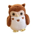 thumbnail image 1 of Muñeco de búho de peluche, almohada de peluche, regalo de abrazo, juguete de peluche suave, lindo como decoración del hogar, Marrón 30cm, 1 of 9