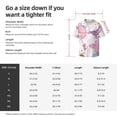 thumbnail image 5 of Lsque Sanrio print Men's Cuban Collar Short Sleeve Shirt Summer Beachwear Casual Button Down Fashionable Vacation Leisure Shirt-4X-Large, 5 of 7