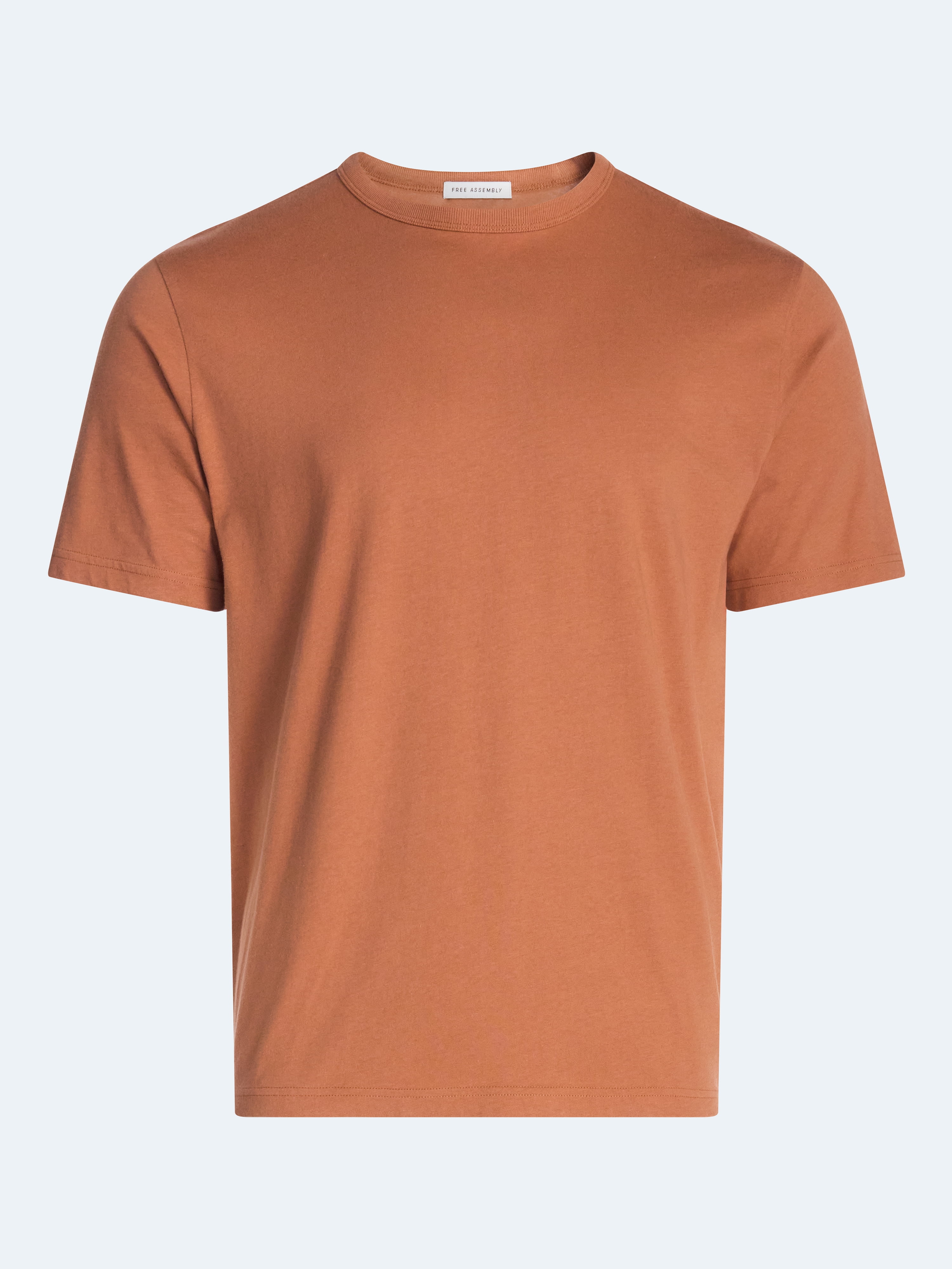 Free Assembly Men's and Big Men's Everyday Cotton Tee with Short Sleeves, Sizes S-XXXL
