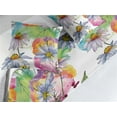 thumbnail image 2 of Chamomile Bed Runner Set, Vintage Rainbow Colors Flowers Pattern on Watercolor Hues Backdrop, Decorative Bedding Scarf & 2 Pillow Shams for Hotels Homes, King, Lime Green White Mauve, by Ambesonne, 2 of 3