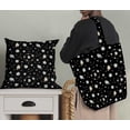 thumbnail image 5 of Soimoi Black Rayon Fabric Wreath & Bird Print Fabric by Yard 56 Inch Wide, 5 of 5