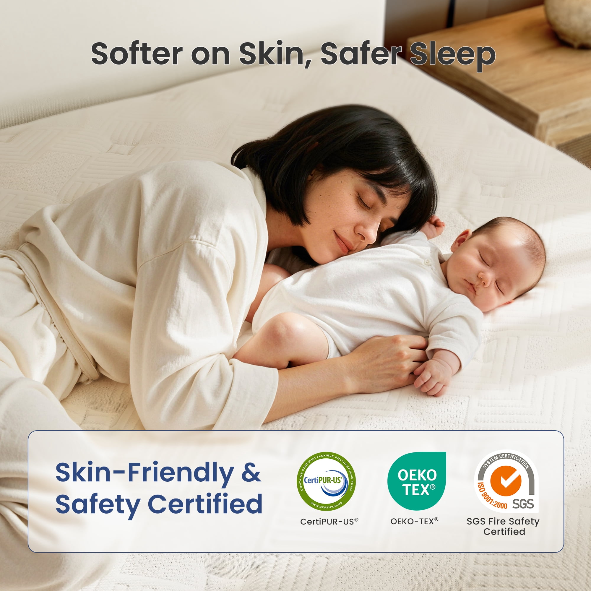 Babo Care Twin-XL Mattress, 8 inch Medium Hybrid Mattress with Individually Pocketed Coils, Memory Foam Mattress, Spinal Support, Pressure Relief, Motion Isolation, Mattress in a Box