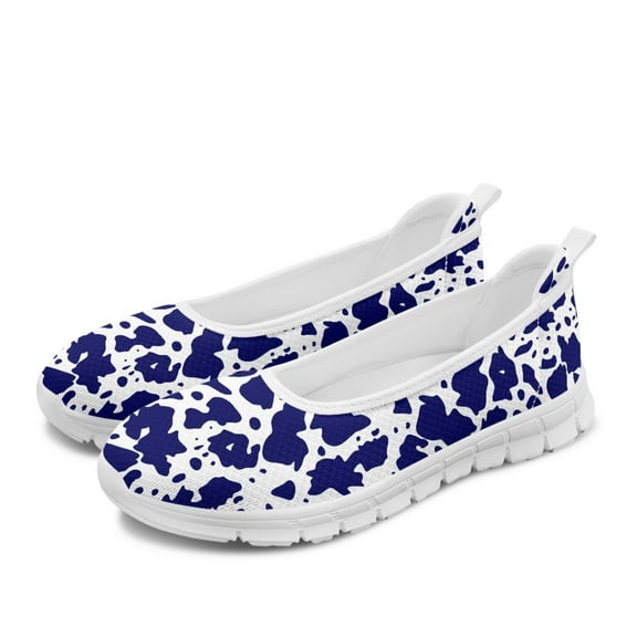 CHAQLIN Women's Slip on Shoes Knit Sneakers Loafers Non Slip Shoes Low Top Casual Shoes