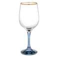thumbnail image 3 of Set of 4 Italian Crystal Wine Water Beverage Glasses -  15oz , Nicole,  Multi-color, 3 of 7