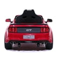 thumbnail image 4 of Ford Mustang GT Kids 24V Electric Ride-On Car w R/C Parental Control Remote, LED Foam wheels + Underbody LED Kit, MP3 + Wireless Music Streaming, Car Cover, Vegan Leather Seat, 4 of 10