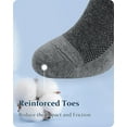 thumbnail image 5 of Mens Ankle Socks 8 Pack Cotton Low Cut Socks Non Slip No Show Socks Size 9-12/13-15, 5 of 5